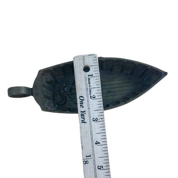 Row Boat Anchor Patnia Bass Trinket Ashtray Coin Vintage Catch All Rings Jewelry - Picture 10 of 10